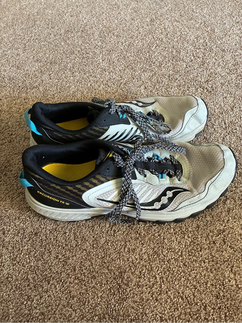 Saucony Excursion TR15 Trail Running Shoes Men’s Size 13 Gray Black Blue